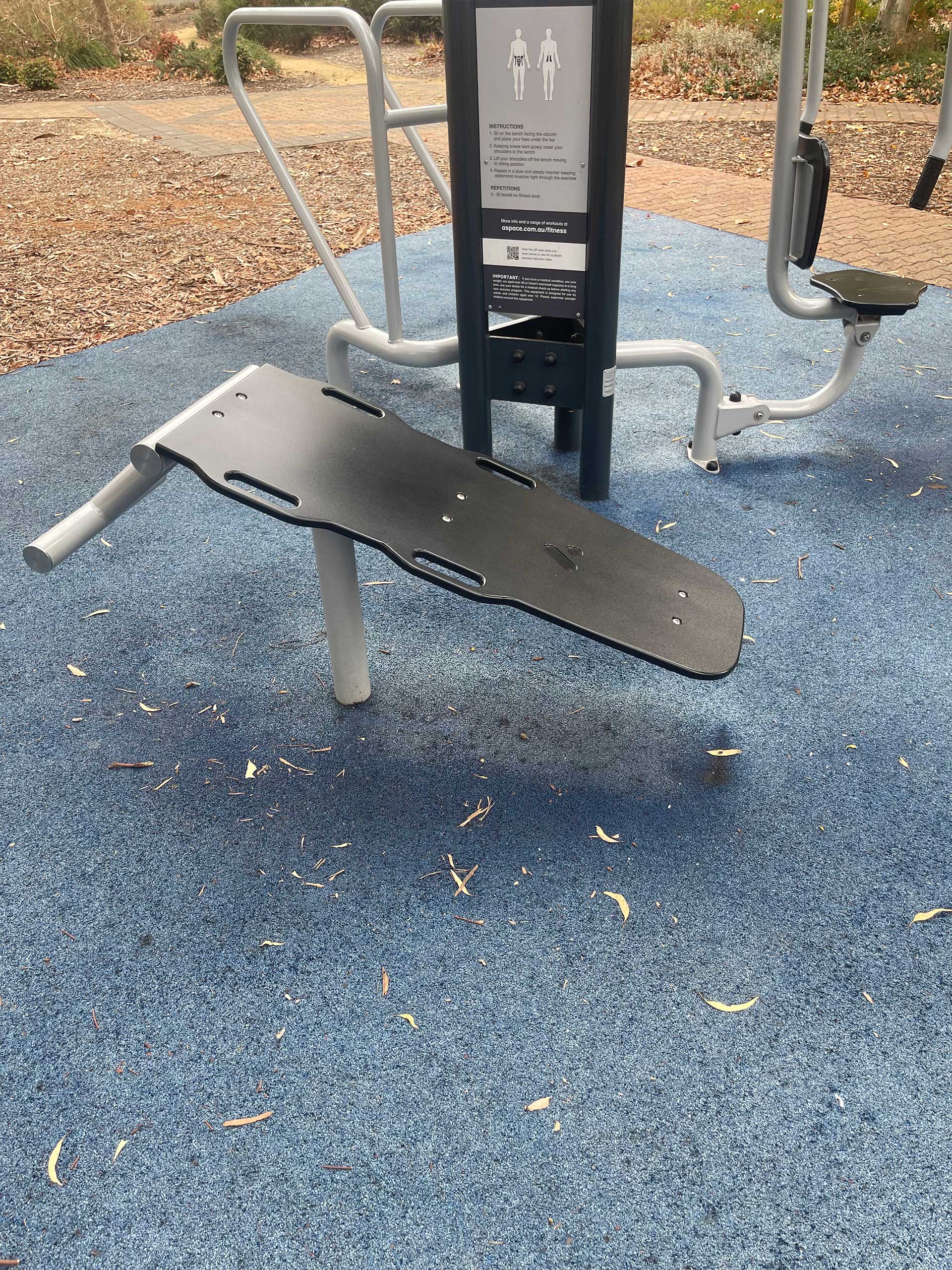 sit-up bench public outdoor fitness equipment